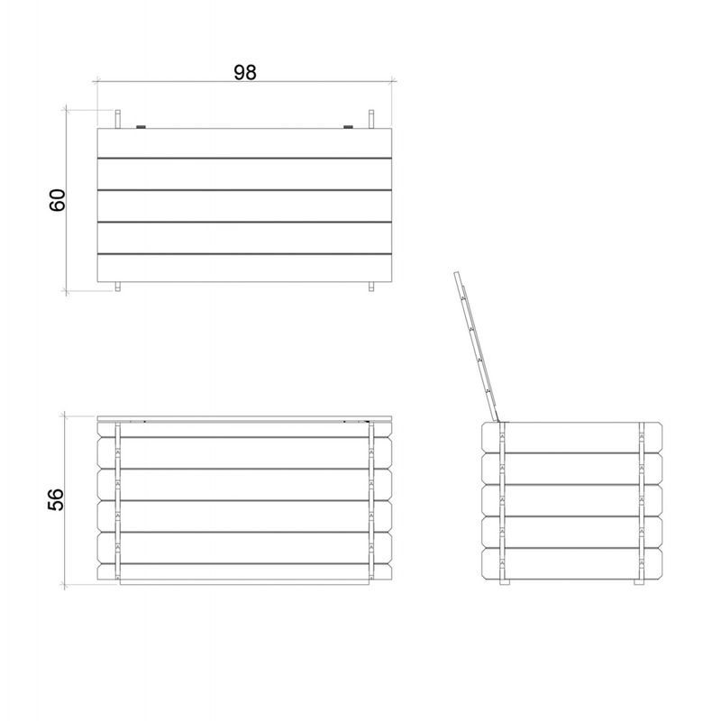 Cassapanca-Contenitore-Baule-in-Legno-100-cm-Multiuso-con-Coperchio