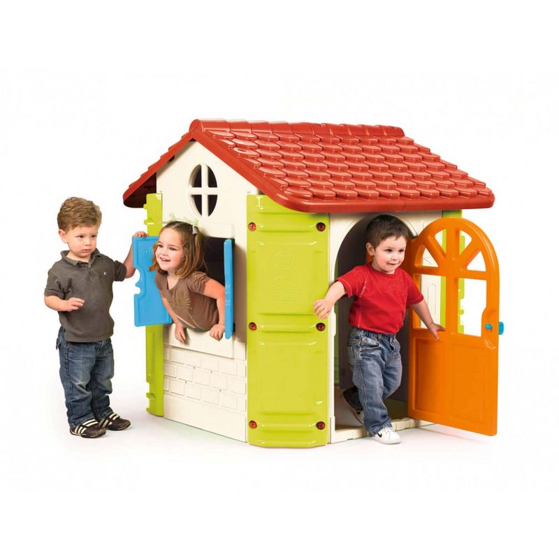Casetta-per-Bambini-in-Plastica-Resina-Feber-Gioco-da-Esterno-Giardino