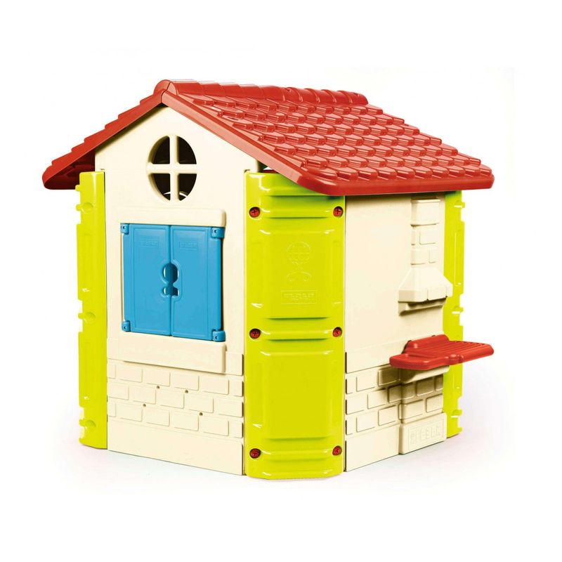 Casetta-per-Bambini-in-Plastica-Resina-Feber-Gioco-da-Esterno-Giardino