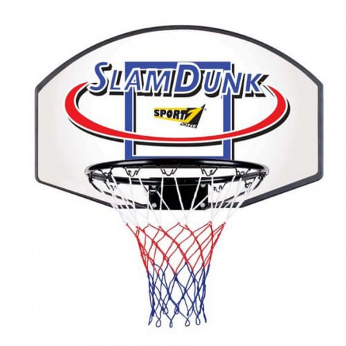 Tabellone Canestro da Basket Metallo Rete Bambini Bimbi Pallacanestro Basketball