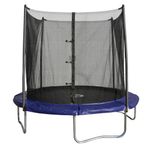 Tappeto Elastico Trampolino Diametro 245 cm con Rete Bambini da Giardino Esterno