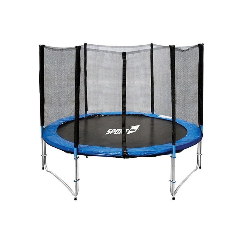 Tappeto-Elastico-Diametro-305-Max-150-kg-Bambini-Rete-Sicurezza-Trampolino-Gioco
