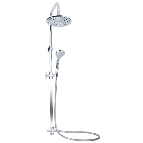 Asta-Saliscendi-Doccia-con-Soffione-Deviatore-Set-Completo-Sistema-Colonna-Bagno