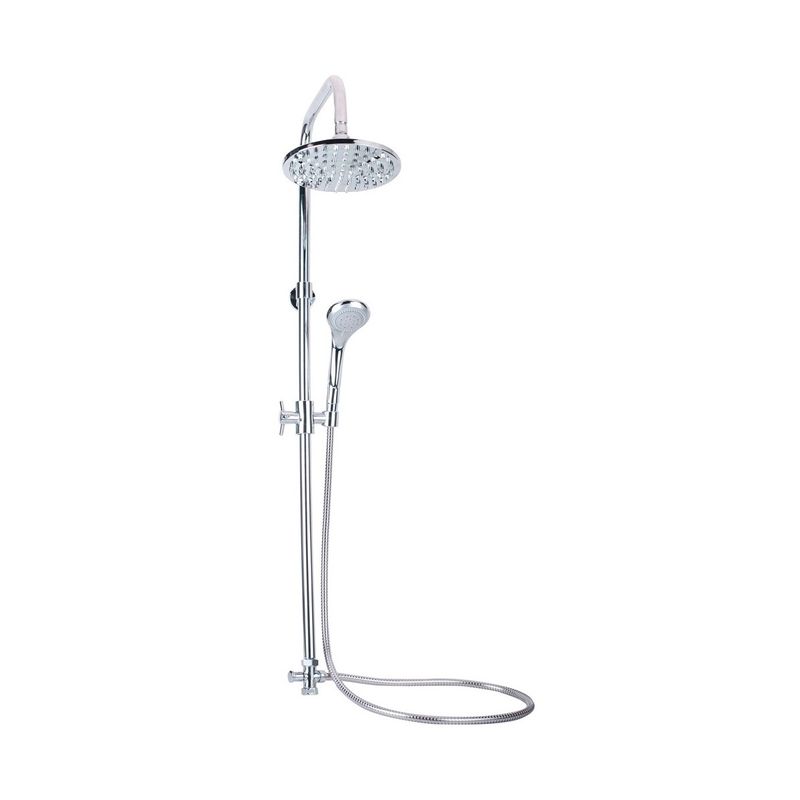 Asta-Saliscendi-Doccia-con-Soffione-Deviatore-Set-Completo-Sistema-Colonna-Bagno