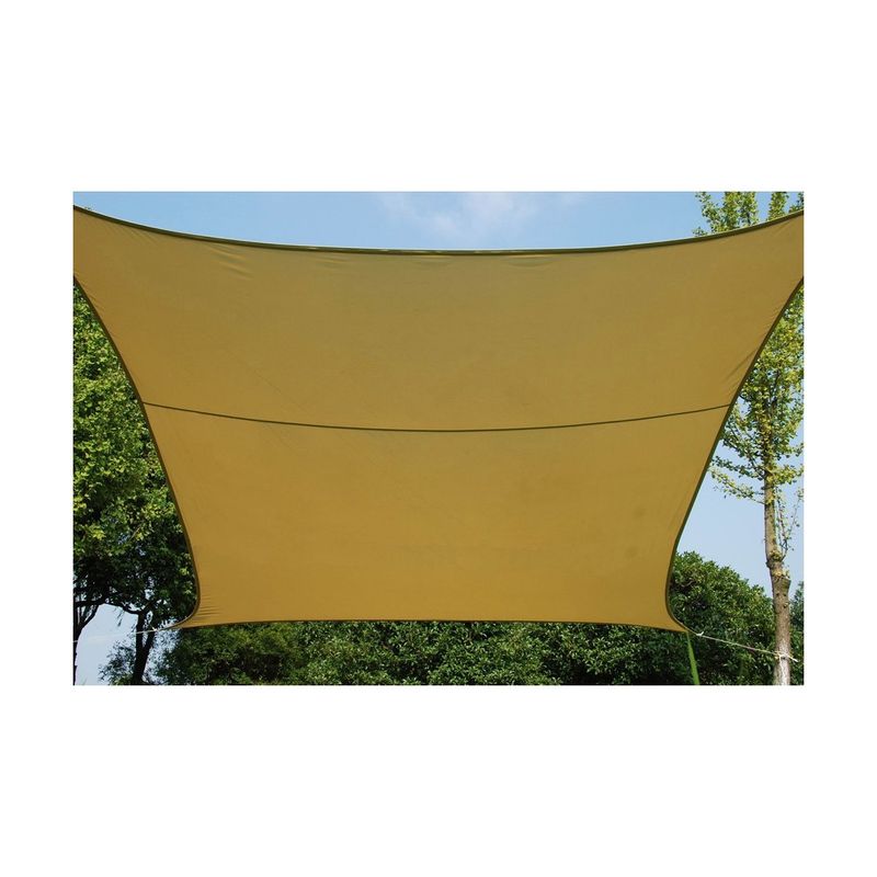 Vela-Quadrata-3x3-Beige-Telo-Ombreggiante-Tenda-Parasole-da-Giardino-Terrazzo