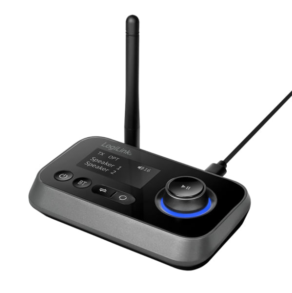 Techly LogiLink BT0062 moltiplicatore AV Trasmettitore e ricevitore AV Nero
