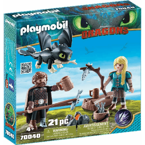 PLAYMOBIL DRAGONS HICCUP E ASTRID