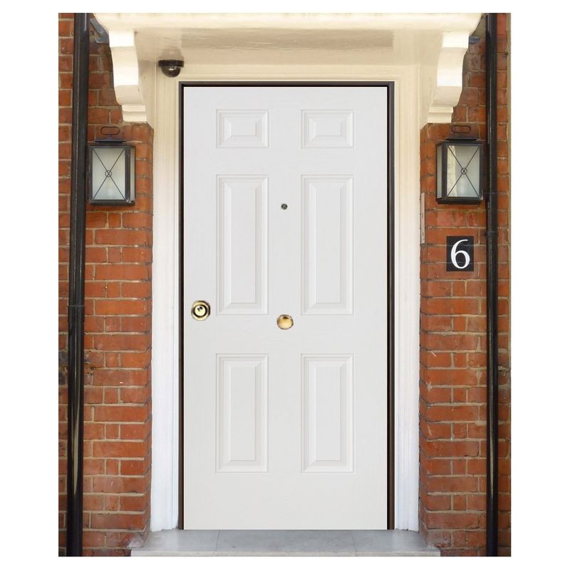 Porta-Blindata-per-Esterno-Interno-Bianca-Portone-Portoncino-Classe-3-4-Ingresso