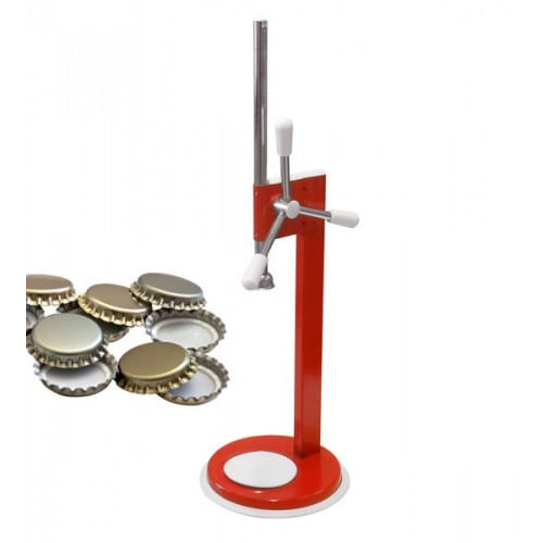 Tappatrice-a-Colonna-per-Tappi-a-Corona-Tappa-Bottiglie-Vino-Spumante-in-Acciaio