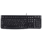 Logitech K120 Corded Keyboard tastiera USB QWERTZ Ceco Nero