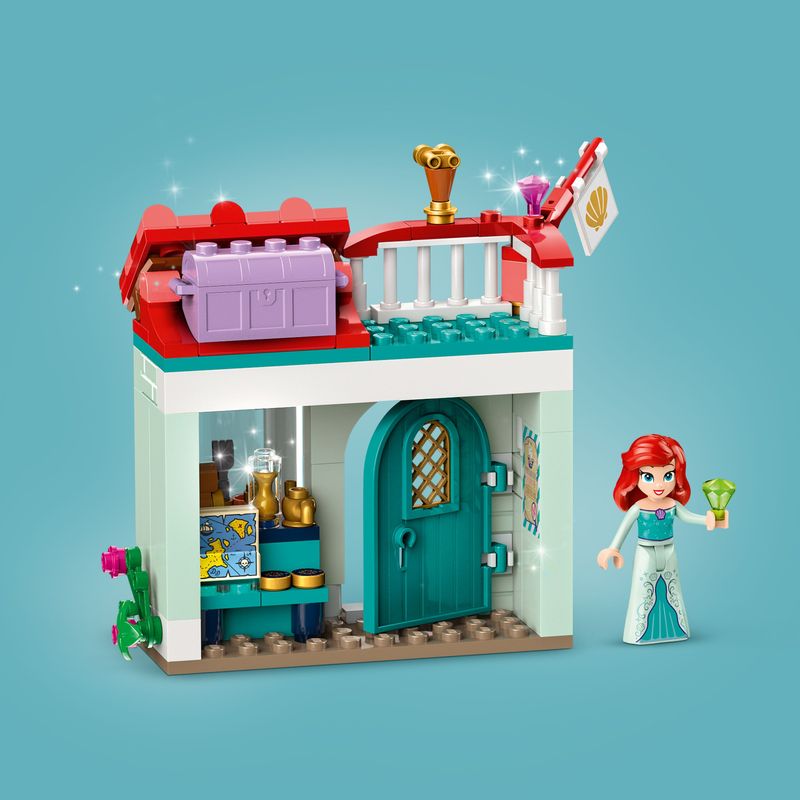 LEGO-Disney-Princess-43246-l-Avventura-al-Mercato-Principesse-Disney-Giochi-Bambini-6--Citta--da-Costruire-e-4-Mini-Bamboline