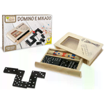 TEOREMA DOMINO E MIKADO, BOX IN LEGNO C/FINESTRA