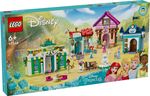 LEGO-Disney-Princess-43246-l-Avventura-al-Mercato-Principesse-Disney-Giochi-Bambini-6--Citta--da-Costruire-e-4-Mini-Bamboline