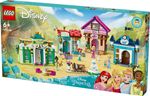 LEGO-Disney-Princess-43246-l-Avventura-al-Mercato-Principesse-Disney-Giochi-Bambini-6--Citta--da-Costruire-e-4-Mini-Bamboline