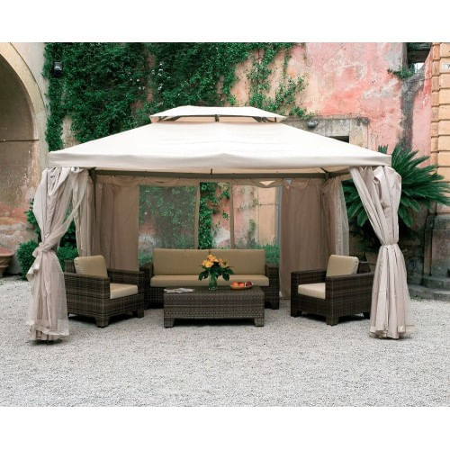 Gazebo-3x4-mt-Airvent-in-Alluminio-Copertura-con-Teli-Zanzariera-Tende-Laterali