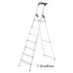 Hailo-Scala-7-Gradini-Alluminio-Doppia-Forbice-Portautensili-Scaletta-Da-Interno