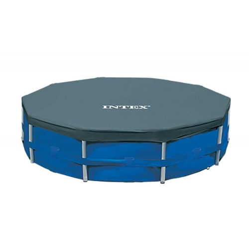 Telo-Copri-Piscina-Frame-366-cm-Rotonda-Protezione-Intex-Copertura-da-Esterno