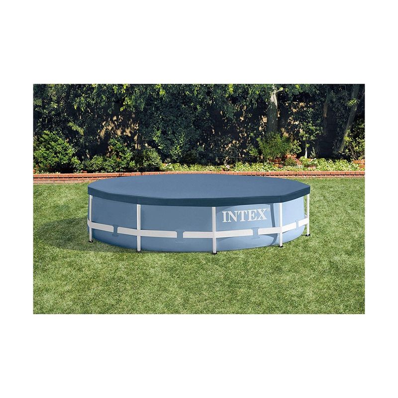 Telo-Copri-Piscina-Frame-366-cm-Rotonda-Protezione-Intex-Copertura-da-Esterno