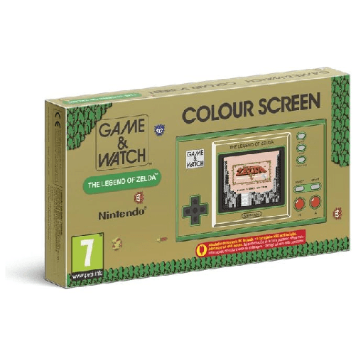 Nintendo-Game-and-Watch--The-Legend-of-Zelda-Children-s-game-console