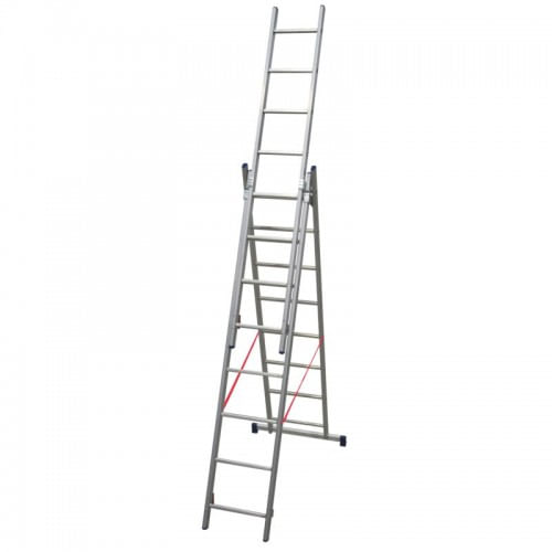 Facal-Stilo-Scala-Alluminio-3x8-Gradini-Scaletta-Allungabile-Telescopica-Cinte