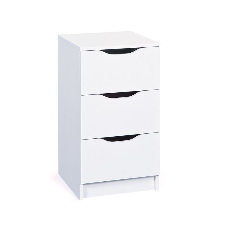 Mobiletto-Cassettiera-40-cm-3-Cassetti-Bianca-Mobile-Settimino-Comodino-in-Legno