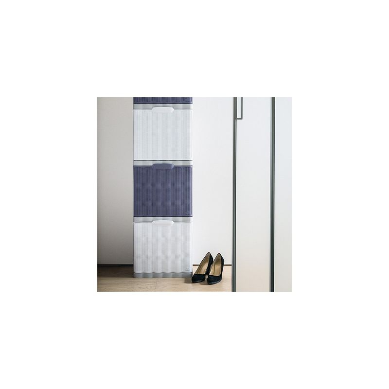 Scarpiera-in-Plastica-Modulare-Slim-Salvaspazio-Armadio-Mobile-Porta-Scarpe