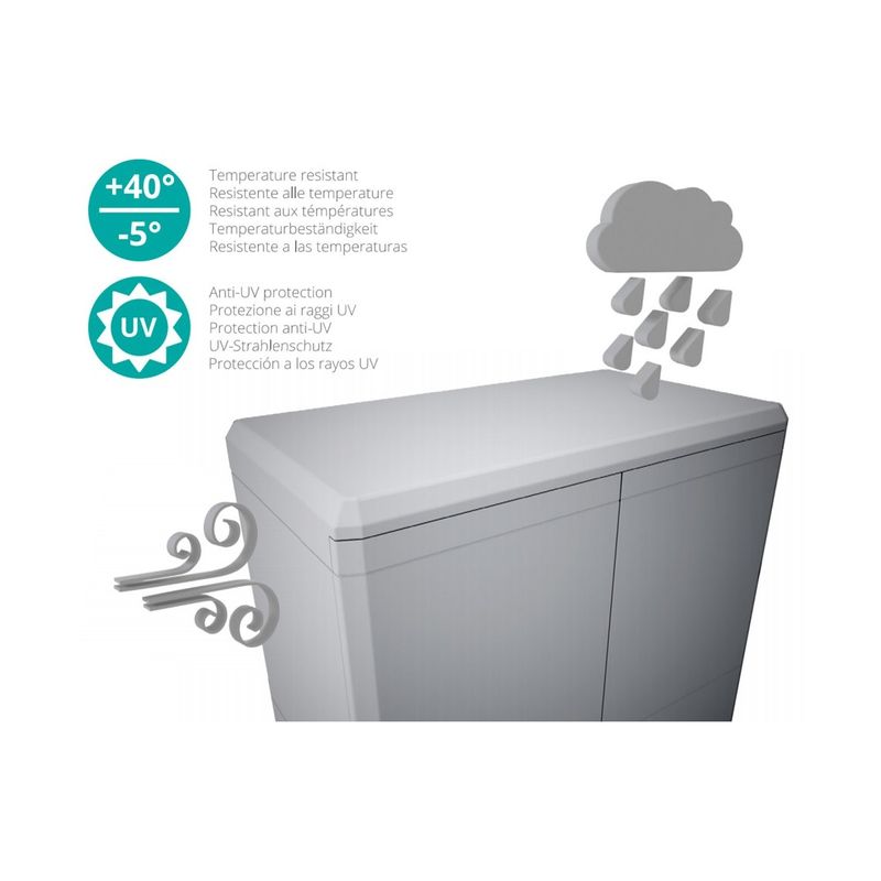 Armadio-da-Esterno-2-Ante-in-Pvc-Resina-Tuttopiani-con-Ripiano-Mobile-Modulare