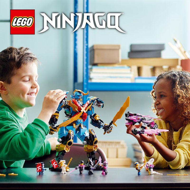 LEGO-Ninjago-71775-MECH-Samurai-X-di-Nya-Serie-TV-Crystallized-con-Action-Figure-e-9-Minifigure-Giochi-per-Bambini-10--Anni