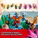 LEGO-Ninjago-71775-MECH-Samurai-X-di-Nya-Serie-TV-Crystallized-con-Action-Figure-e-9-Minifigure-Giochi-per-Bambini-10--Anni