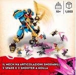 LEGO-Ninjago-71775-MECH-Samurai-X-di-Nya-Serie-TV-Crystallized-con-Action-Figure-e-9-Minifigure-Giochi-per-Bambini-10--Anni