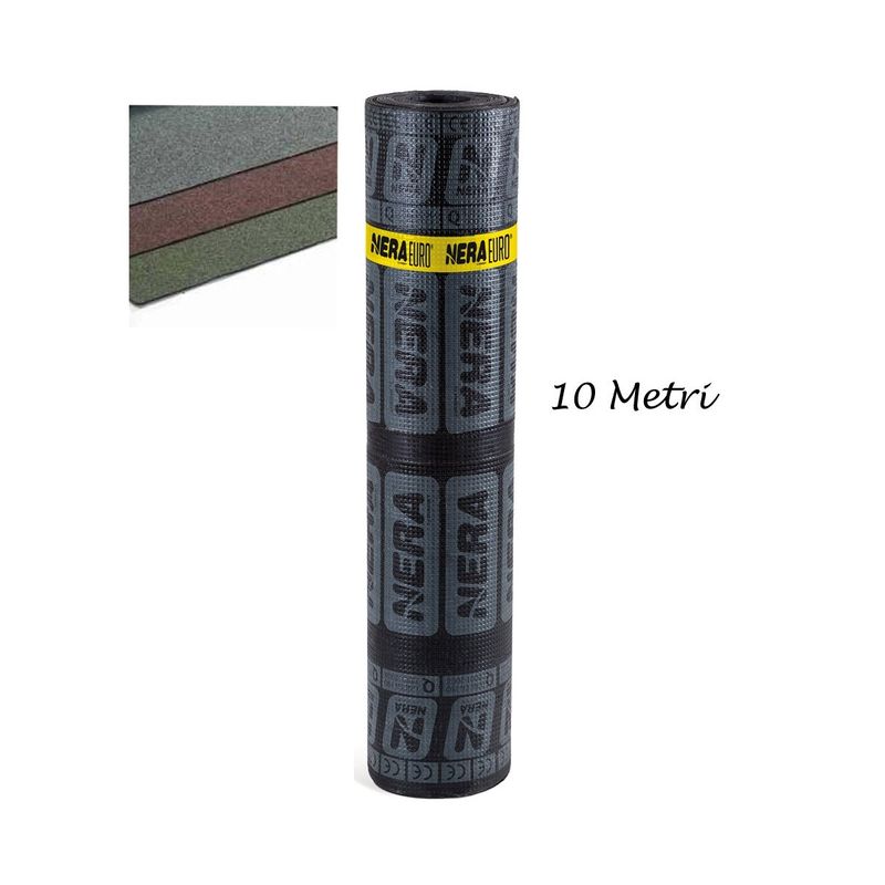 Rotolo-Guaina-Ardesiata-Rosso-10-mt-Bituminosa-4kg-m2-Impermeabilizzante-Tetti