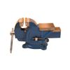 Morsa-Banco-Lavoro-Girevole-100-mm-Ganasce-Acciaio-Ghisa-Incudine-Professionale