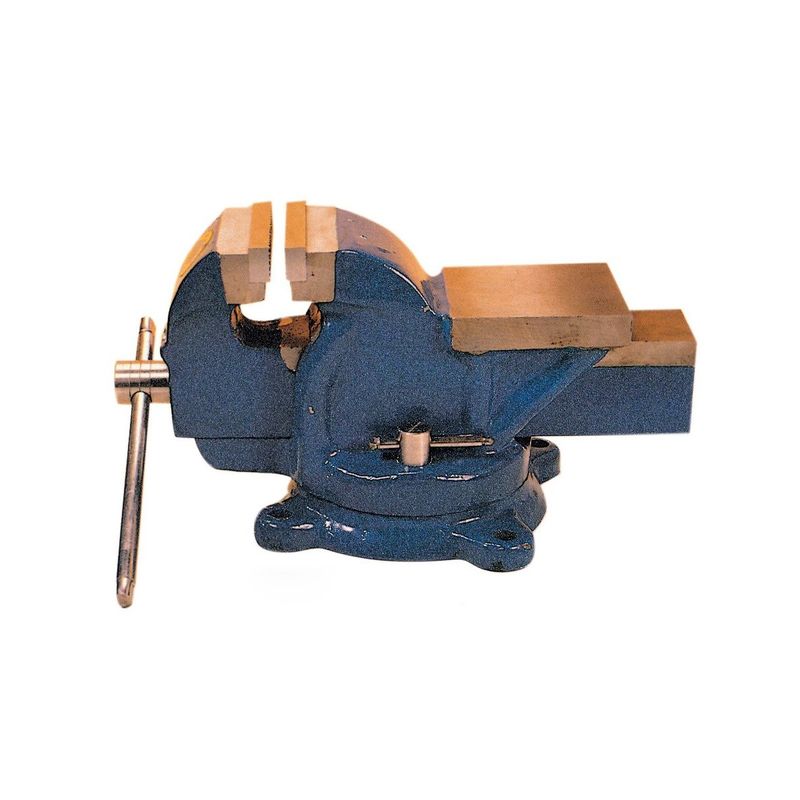 Morsa-Banco-Lavoro-Girevole-100-mm-Ganasce-Acciaio-Ghisa-Incudine-Professionale