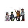 Casco-da-Bici-Bambino-Verde-Nero-Dino-Bike-Bimbo-Bicicletta-Pattini-Monopattino