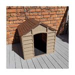 Cuccia-per-Cani-in-Resina-Taglia-Grande-Giardino-con-Pavimento-Interno-Plastica