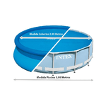 Telo-Termico-Copri-Piscina-457-cm-Rotonda-Copertura-Autoportante-Intex-Frame