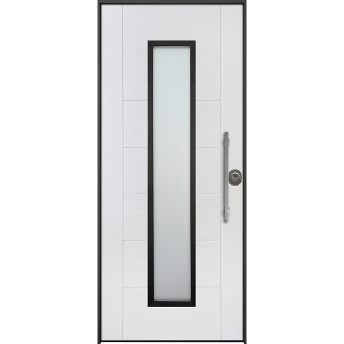 Porta-Blindata-con-Vetro-Antisfondamento-pannello-esterno-Vetroresina-Bianco