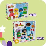 LEGO-DUPLO-10423-Persone-da-Costruire-con-Grandi-Emozioni-Gioco-per-Bambini-3--Anni-in-su-con-71-mattoncini-e-5-Personaggi