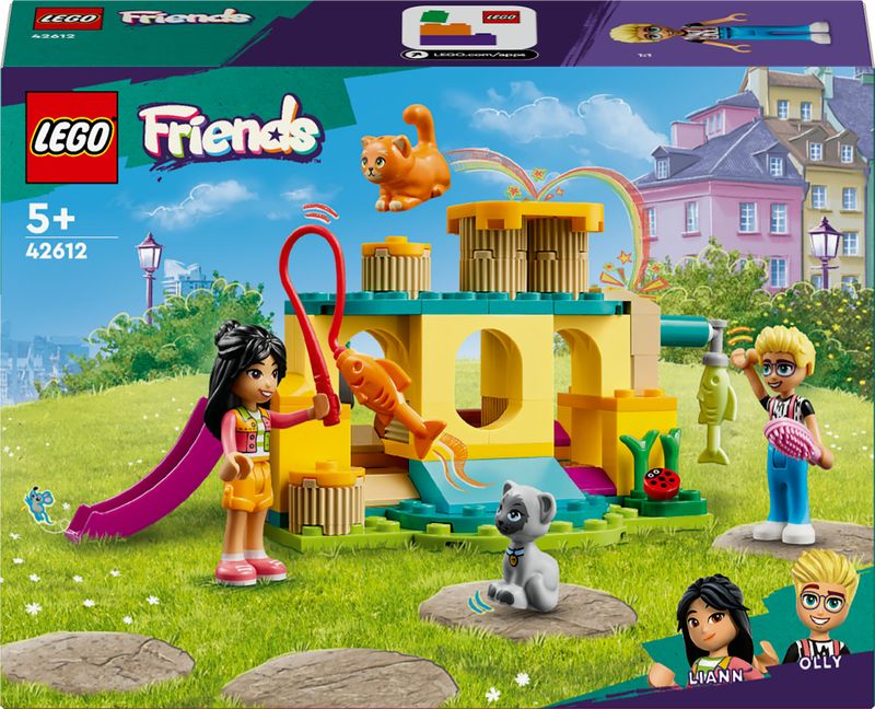 LEGO-Friends-42612-Avventure-nel-Parco-Giochi-dei-Gatti-Giocattolo-con-Animali-e-Mini-Bamboline-Giochi-per-Bambini-5--Anni