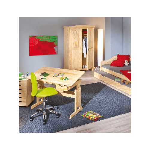 Kit-Scrivania-Pino-Tavolo-da-Disegno-Inclinabile-in-Legno-Cameretta-dei-Bambini