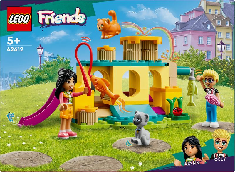 LEGO-Friends-42612-Avventure-nel-Parco-Giochi-dei-Gatti-Giocattolo-con-Animali-e-Mini-Bamboline-Giochi-per-Bambini-5--Anni