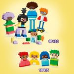 LEGO-DUPLO-10423-Persone-da-Costruire-con-Grandi-Emozioni-Gioco-per-Bambini-3--Anni-in-su-con-71-mattoncini-e-5-Personaggi