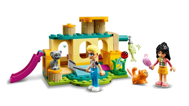 LEGO-Friends-42612-Avventure-nel-Parco-Giochi-dei-Gatti-Giocattolo-con-Animali-e-Mini-Bamboline-Giochi-per-Bambini-5--Anni