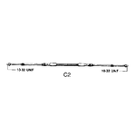 Ultraflex Cavo telecomando C2 da 11''