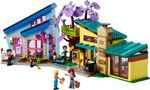 LEGO-Friends-42620-Le-Case-di-Olly-e-Paisley-Giochi-per-Bambini-di-7--Anni-con-2-Case-Giocattolo-da-Costruire-e-6-Personaggi