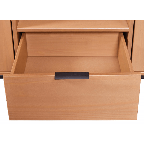 Madia-Porta-TV-Credenza-con-Ante-e-Cassetti-in-Legno-Quercia-da-Ingresso