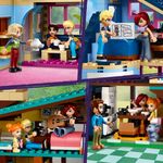 LEGO-Friends-42620-Le-Case-di-Olly-e-Paisley-Giochi-per-Bambini-di-7--Anni-con-2-Case-Giocattolo-da-Costruire-e-6-Personaggi