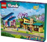 LEGO-Friends-42620-Le-Case-di-Olly-e-Paisley-Giochi-per-Bambini-di-7--Anni-con-2-Case-Giocattolo-da-Costruire-e-6-Personaggi