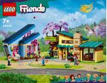 LEGO-Friends-42620-Le-Case-di-Olly-e-Paisley-Giochi-per-Bambini-di-7--Anni-con-2-Case-Giocattolo-da-Costruire-e-6-Personaggi