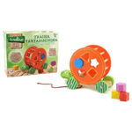 Globo Tartaruga Trainabile Legno con Forme